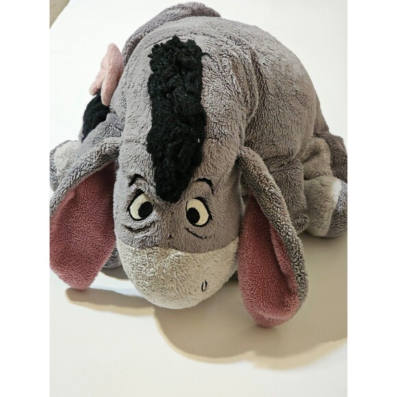 Vintage Disney Store Eeyore Plush 12" Authentic Original Gray Disney Stuffed - Picture 3 of 9